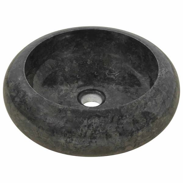 Handfat 40x12 cm marmor svart