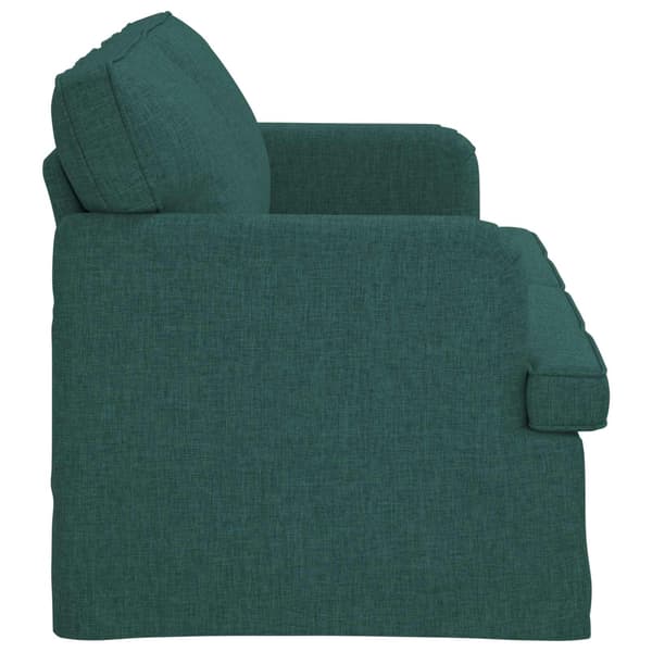 Soffa Mörkgrön 162 x 80 x 85 cm tyg