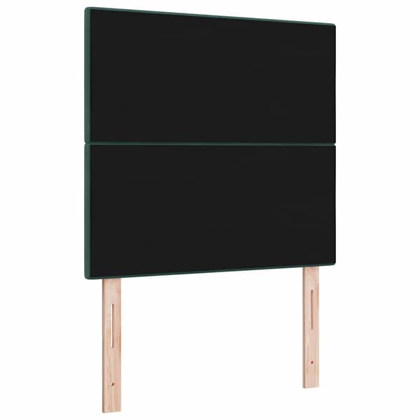 Huvudgavel Mörkgrön 90 cm Sammet