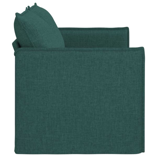 Soffa Mörkgrön 156 x 82 x 85 cm tyg