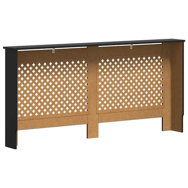 Elementskydd svart 172x19x81,5 cm MDF