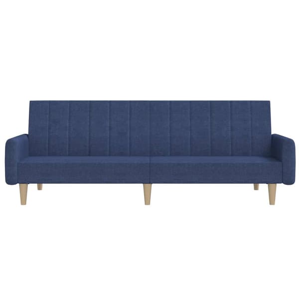 Bäddsoffa 2-sits blå tyg