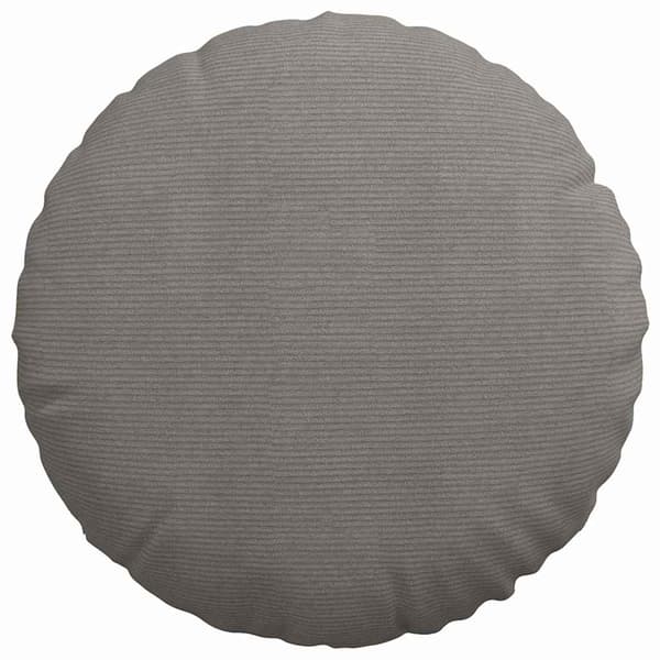 Sittkuddar 2 pcs Ljusgrå Ø 80 cm Kordread tyg