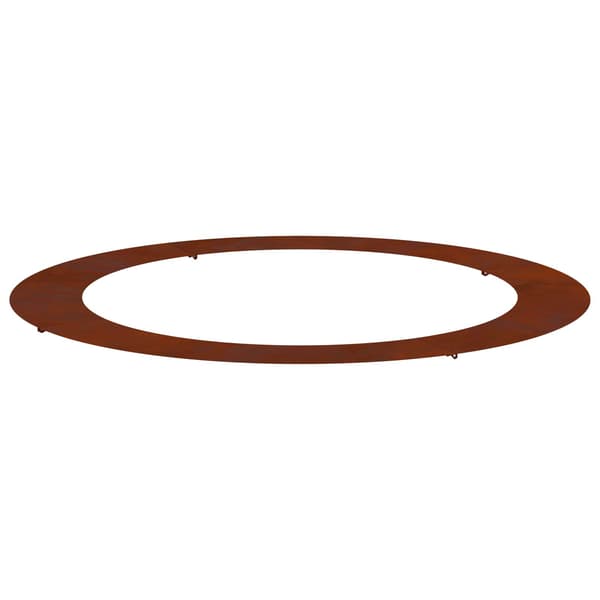 lämplig för Flat trädring Rostig Ø90/120 cm