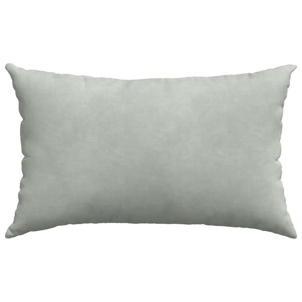 Sofakuddar 2 pcs Ljusgrå 50 x 30 cm Kordread tyg