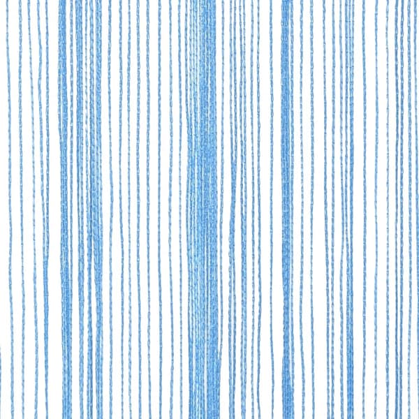 Stränggardiner 2 st ljusblå 100x250 cm