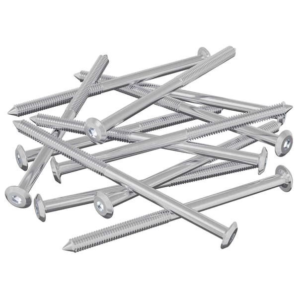 Möbelskruvar 1000 pcs Silver Stål