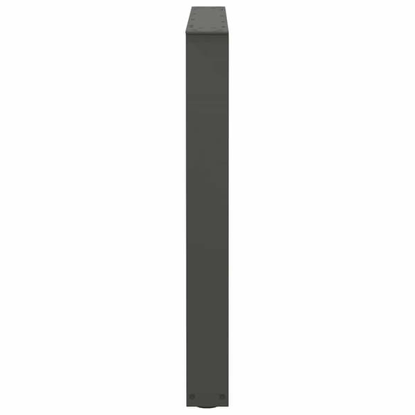 Matbordsben V-formade 3 st antracit 80x(72-73,3) cm stål