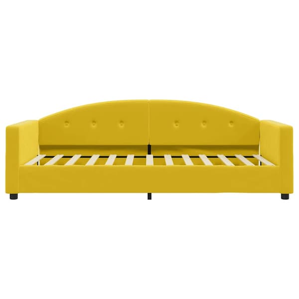 Dagbädd gul 90x200 cm sammet