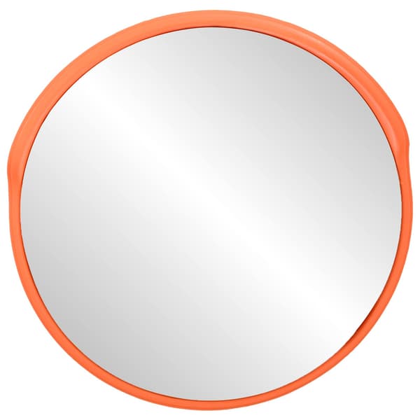 Konvex trafikspegel PC-Plast 45 cm utomhusbruk orange