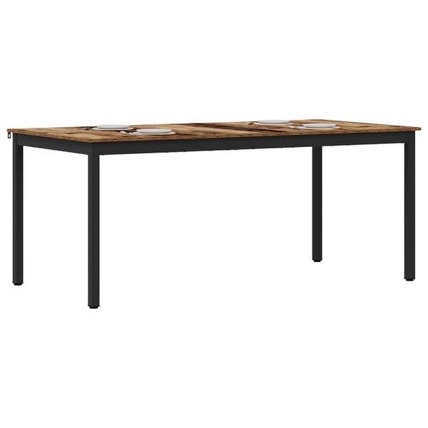 Matbord 180 x 90 x 75 cm Konstruerat trä Rektangulär