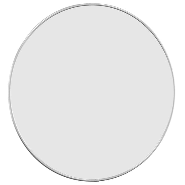 Väggspegel silver Ø 50 cm rund