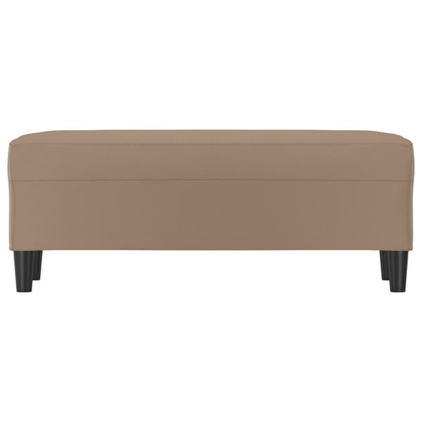 Bänk cappuccino 100x35x41 cm konstläder