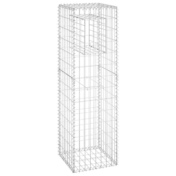 Gabionkorg stolpform 40x40x140 cm järn
