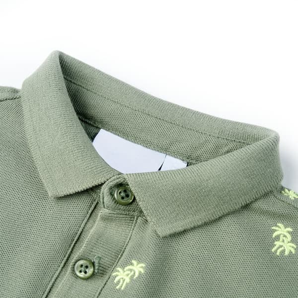 Pikétröja för barn khaki 92