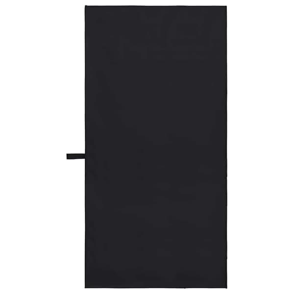 Sporthanddukar 2 pcs Svart 100 x 50 cm Polyester och polyamid