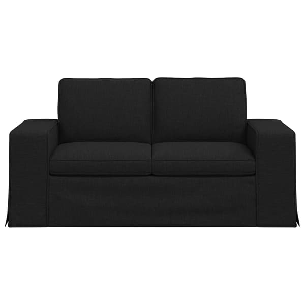 Soffa Svart 162 x 80 x 82 cm tyg