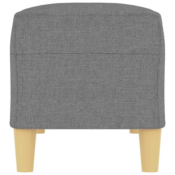 Bänk mörkgrå 100x35x41 cm tyg