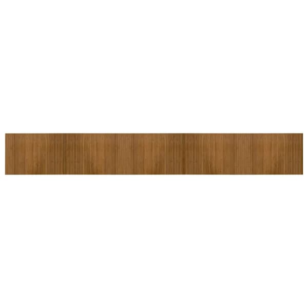 Matta rektangulär brun 70x500 cm bambu