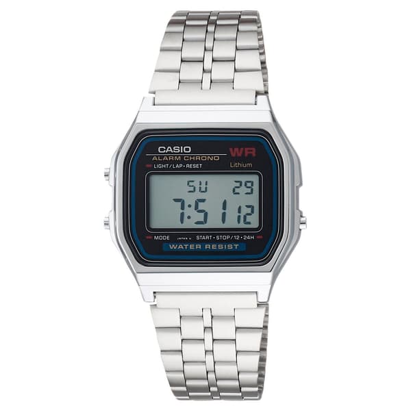 Unisexklocka Casio A159W-N1DF Silvrig (Renoverade B)
