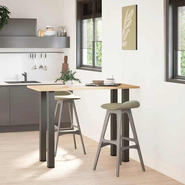 Barbordsben 4 st antracit 100-102 cm stål