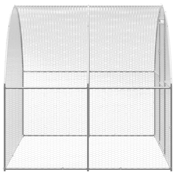 Hönsbur för utomhusbruk 3x2x2 m galvaniserat stål