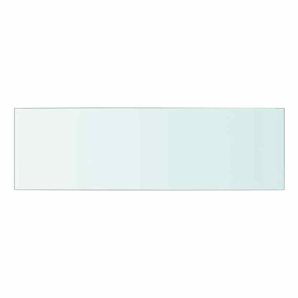 Hyllplan glas genomskinlig 50x15 cm