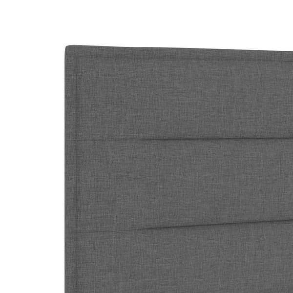 Huvudgavel Mörkgrå 80 cm tyg