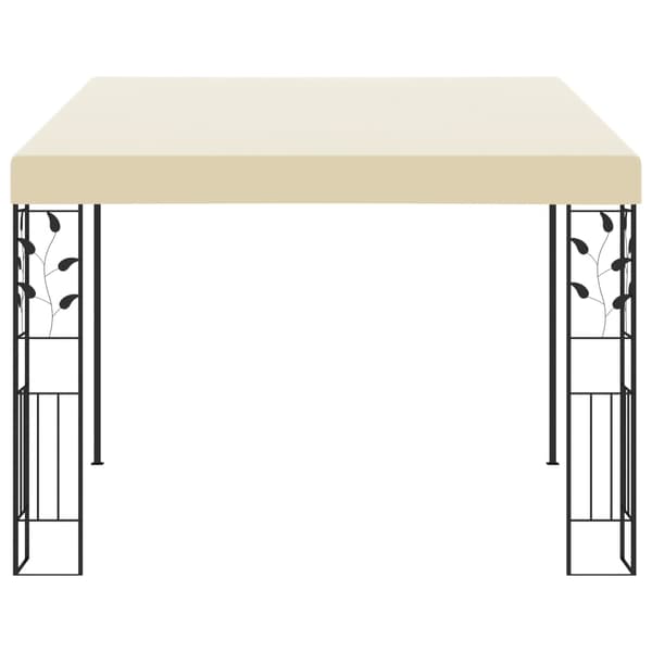 Väggmonterad paviljong 3x3x2,5 m gräddvit