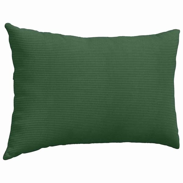 Sofakuddar 2 pcs Mörkgrön 60 x 40 cm Kordread tyg