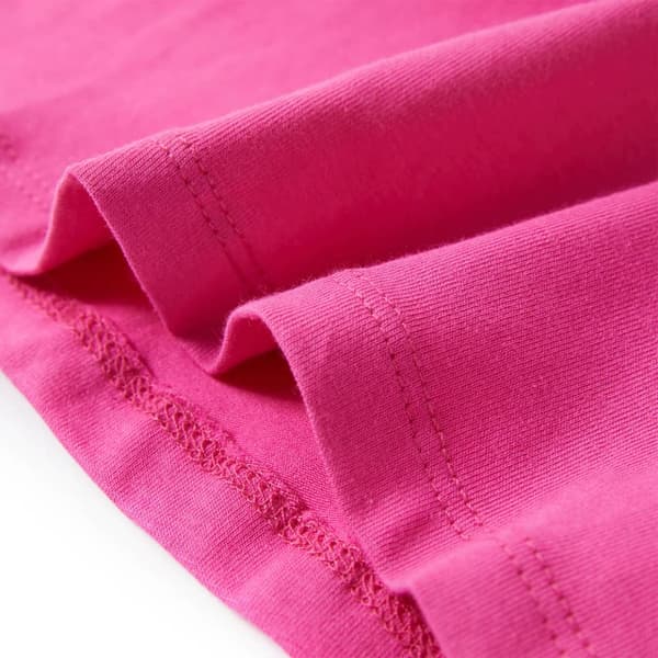 T-shirt för barn mörk rosa 140