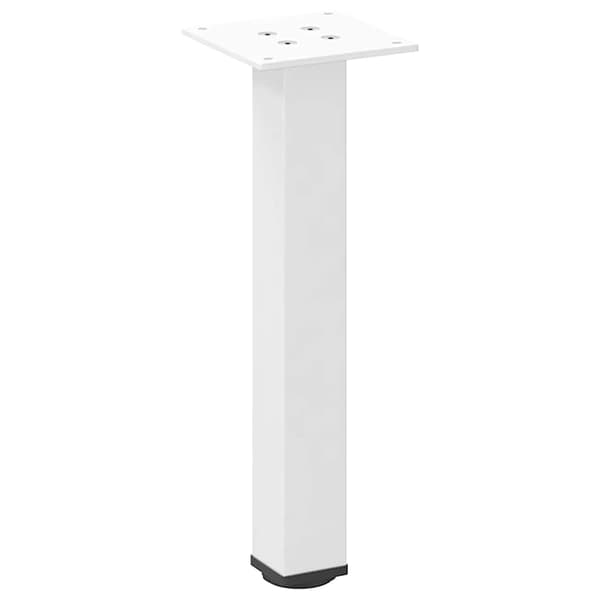 Soffbordsben 4 st vita 30-32 cm stål