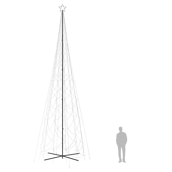 Julgranskon varmvit 3000 LEDs 230x800 cm