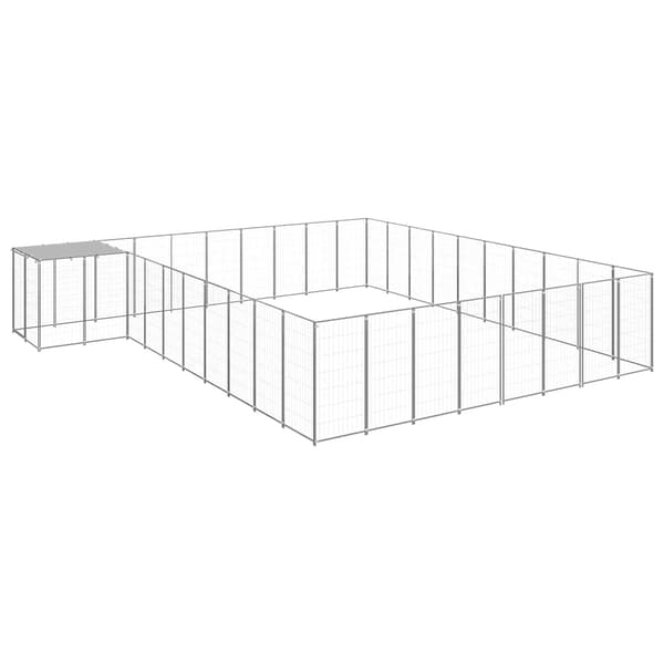 Hundgård silver 25,41 m² stål