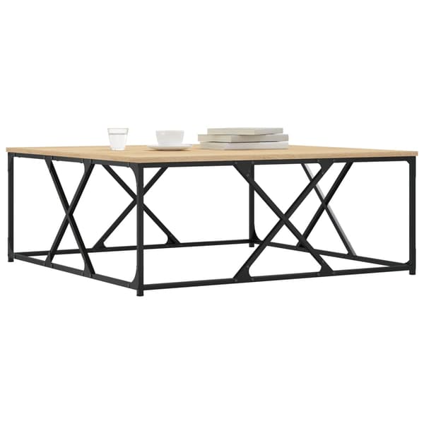 Soffbord sonoma-ek 100x100x40 cm konstruerat trä