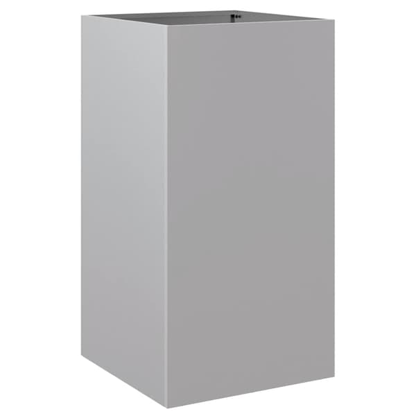 Odlingslåda silver 42x38x75 cm galvaniserat stål