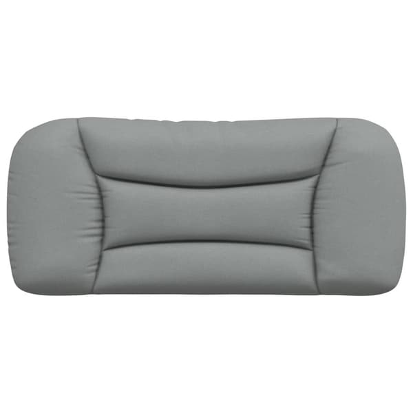 Headboard Cushion "Hvar" Light Grey 80 cm Fabric