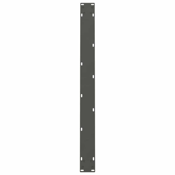 Matbordsben antracit 2 st 100x(72-73) cm stål
