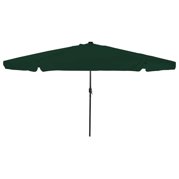 Trädgårdsparasol Grön 395 x 395 x 245 cm Polyester