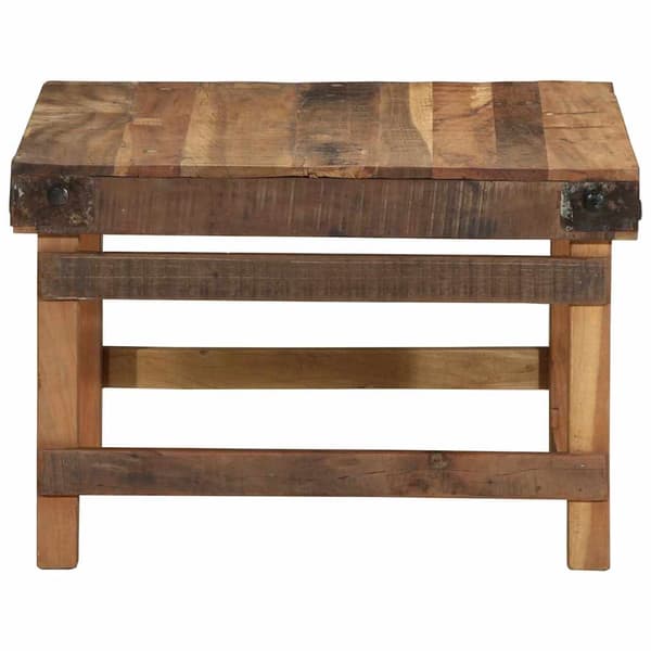 Kaffeebord Brun 60 x 55 x 40 cm Solid återvunnen trä