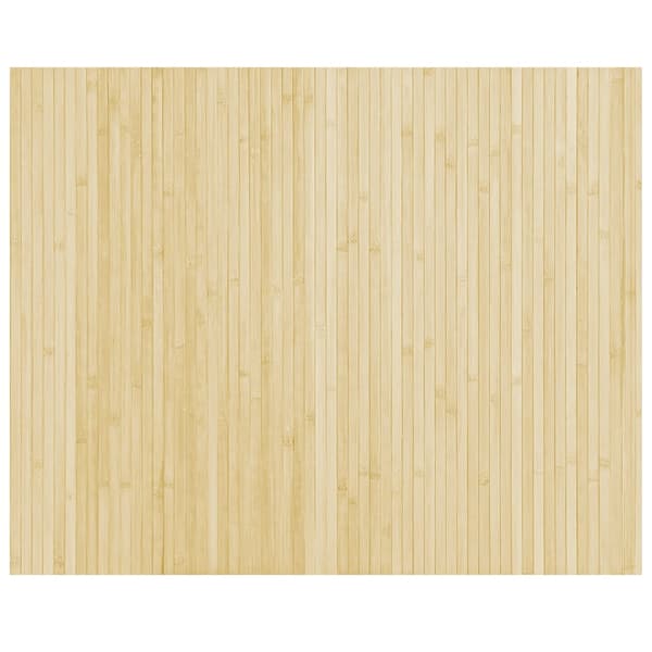 Matta rektangulär ljus naturlig 80x100 cm bambu