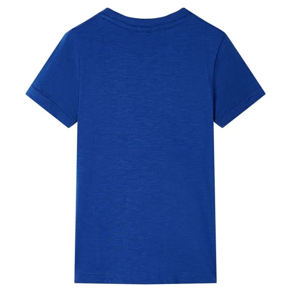 T-shirt för barn mörkblå 128