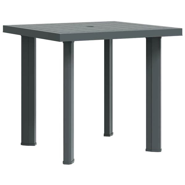 Trädgårdsbord grön 80x75x72 cm plast