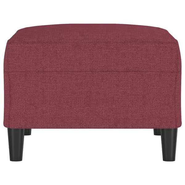 Fotpall Vinröd 70x55x41 cm tyg