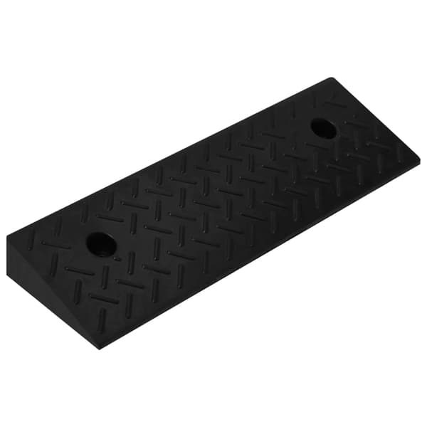 Trottoarramper 2 st 50x17,5x5 cm gummi