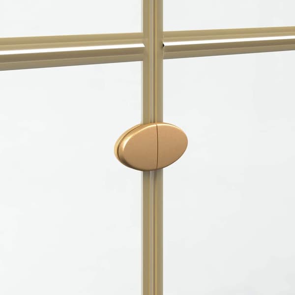 Walk-In duschvägg Guld 80 x 6,5 x 190 cm