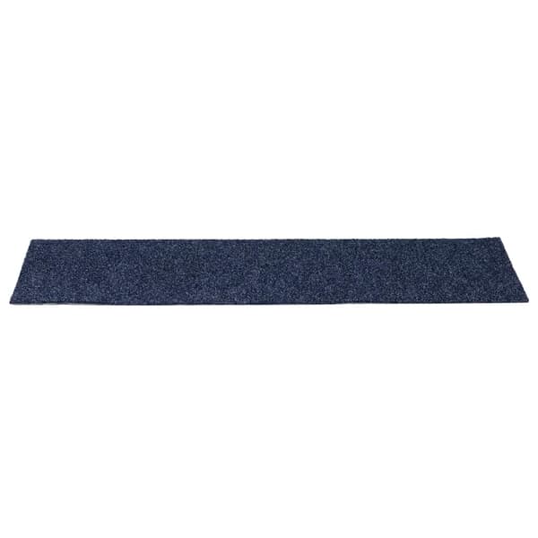 Trappmattor självhäftande 15 st 76x20 cm gråblå rektangulära