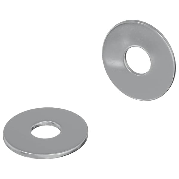 Skivor 2 pcs Silver 18 x 18 x 1,2 mm Järn