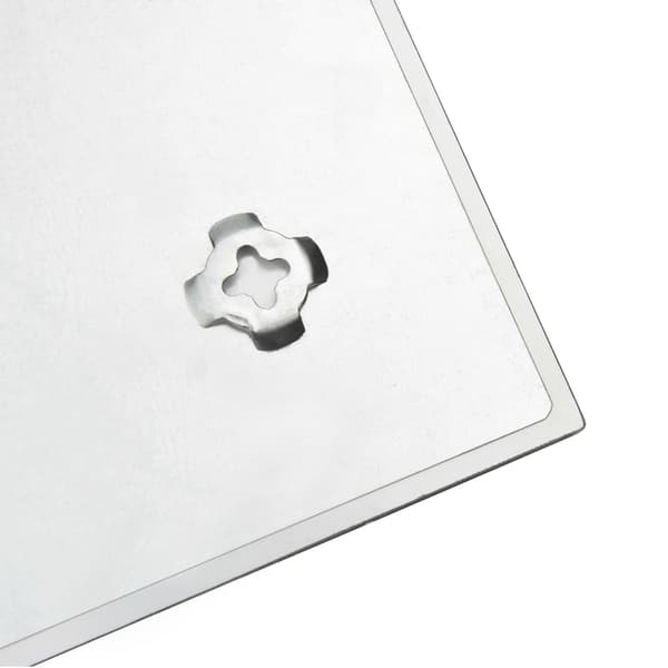 Magnetisk glastavla väggmonterad 50x30 cm