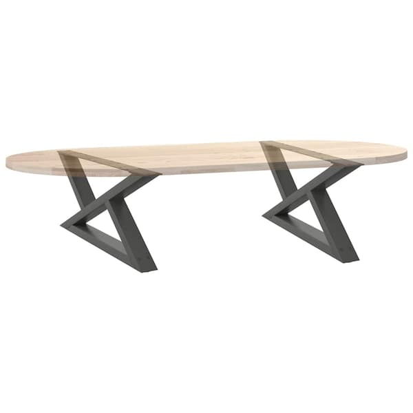 Soffbordsben 2 st antracit 70x(30-31,3) cm stål